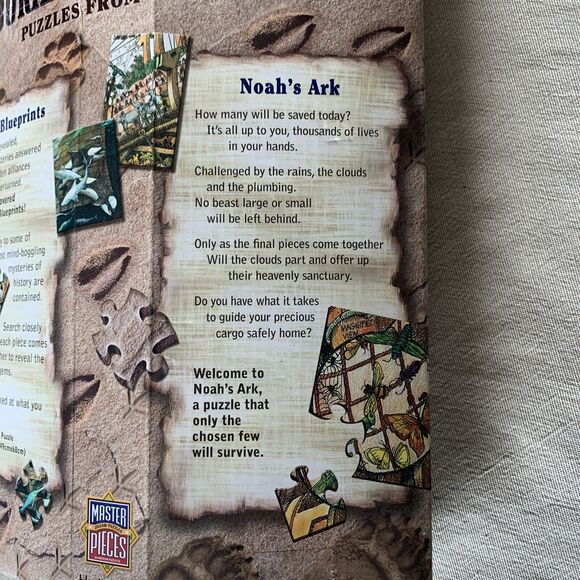 Buried Blueprints Puzzle Noah s Ark 1000 PC Complete PICTURES! - Picture 6 of 6